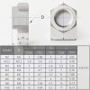 50Pcs M2 Hex Lock Nuts M2x0.4mm Carbon Steel Tiny Nylon Insert Hex Lock Nuts Self-Locking Nuts Zinc Plated Fasteners for Car Garage Ship Mechanical Equipment Hex Self Clinching Nuts Black-4