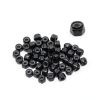 50Pcs M2 Hex Lock Nuts M2x0.4mm Carbon Steel Tiny Nylon Insert Hex Lock Nuts Self-Locking Nuts Zinc Plated Fasteners for Car Garage Ship Mechanical Equipment Hex Self Clinching Nuts Black-2