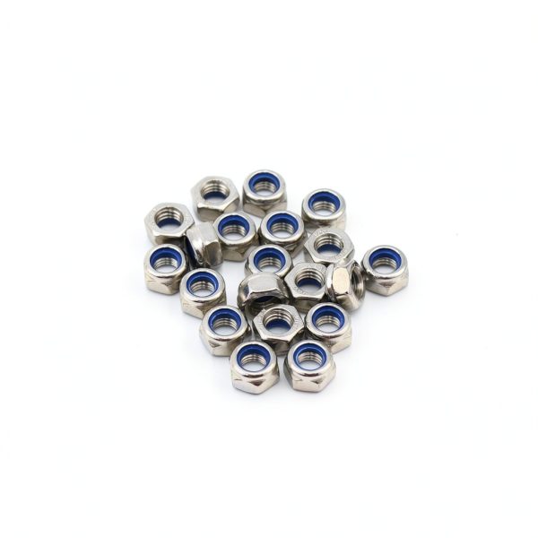 binifiMux 20Pcs M8 x 1.25mm Stainless Steel Lock Nuts for Automotive-4